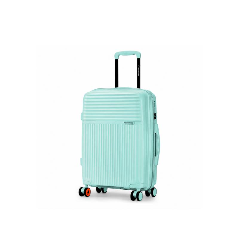 Nasher Miles Krabi Hard-Sided Polypropylene Cool Green Mint Trolley Bag (L)
