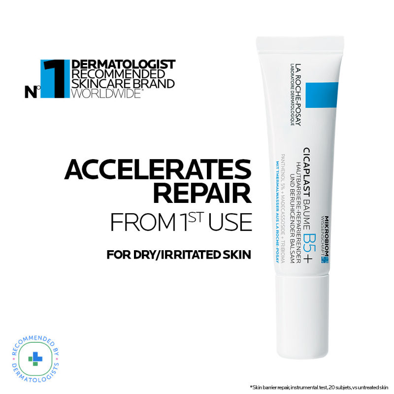 La Roche-Posay Cicaplast Baume B5+ Repair Moisturizer Balm, Soothing cream for Dry, Sensitive Skin