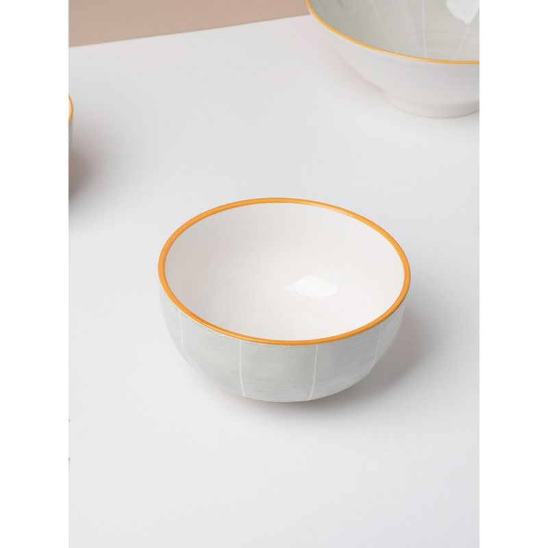 Buy Nestasia Willow Light Grey Microwave & Dishwasher Safe Ceramic Soup