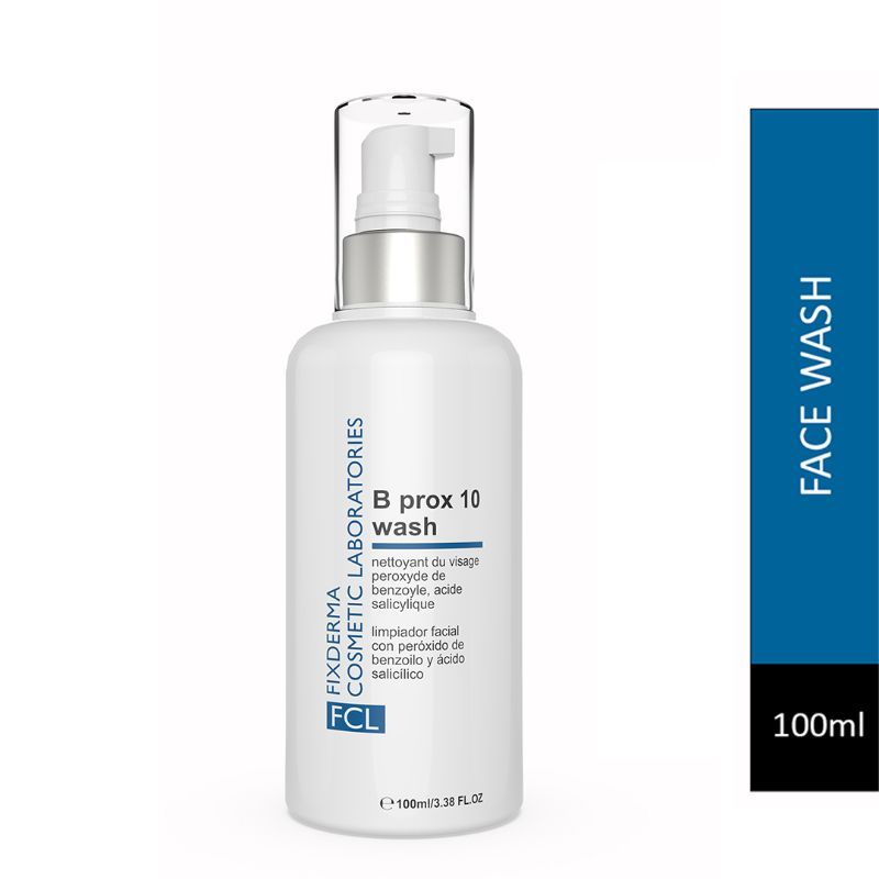FCL 2 Benzoyl Peroxide BProx 10 Wash For Acne Exfoliate Blackheads