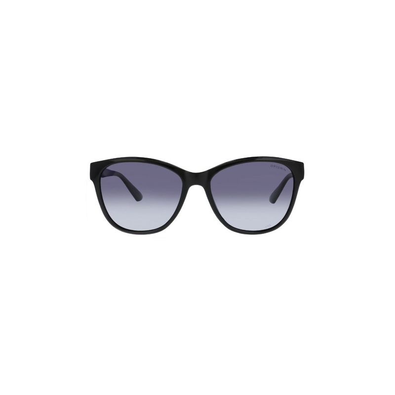 Buy Opium Eyewear Women Grey Lens Oval Sunglasses with Polarised Lens ...