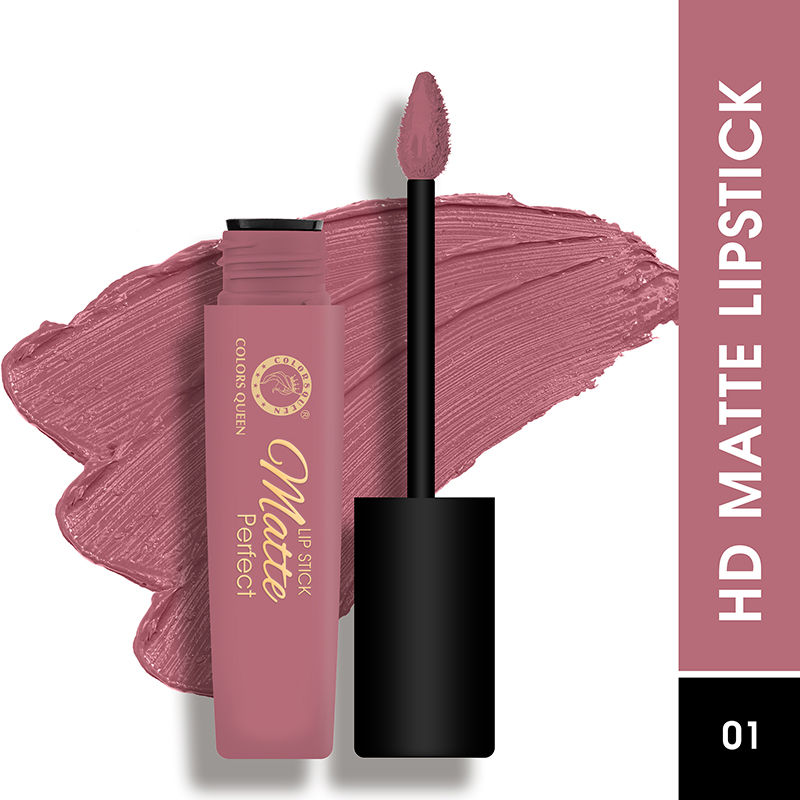 Colors Queen Matte Perfect Liquid Lipstick - 01