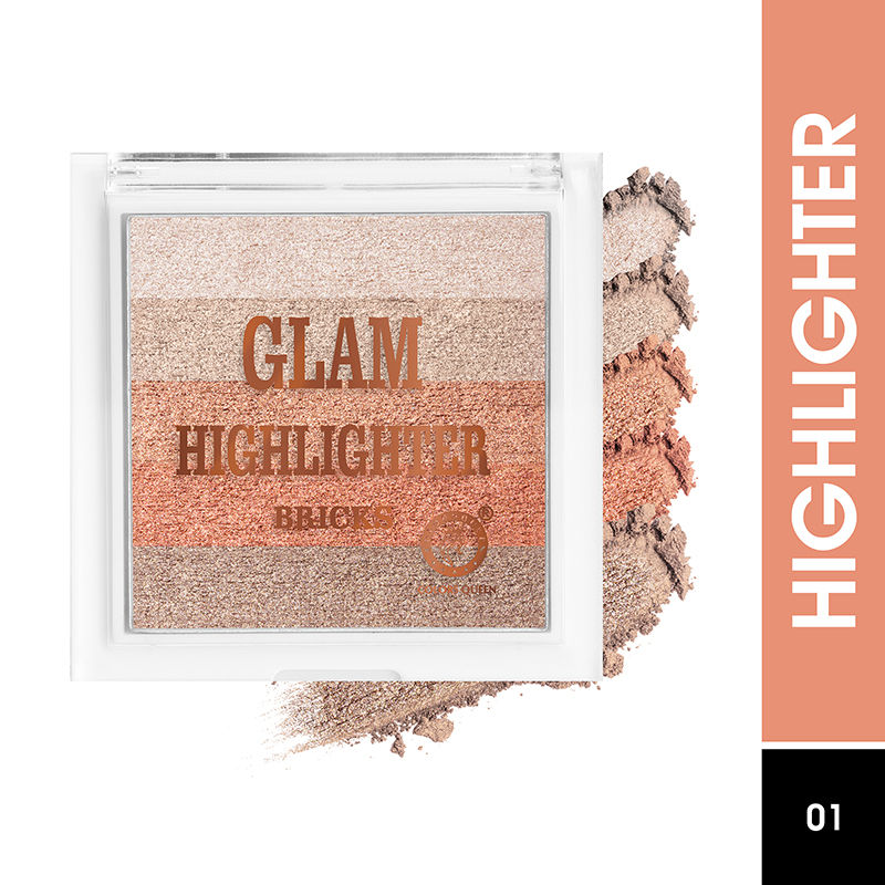 Colors Queen Glam Highlighter Shimmer Bricks - 01 Multi