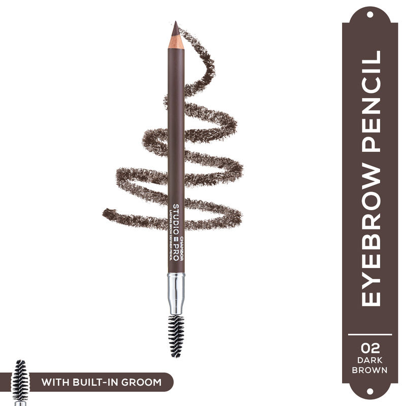 Chambor Eyebrow Pencil Make up - Dark brown #02