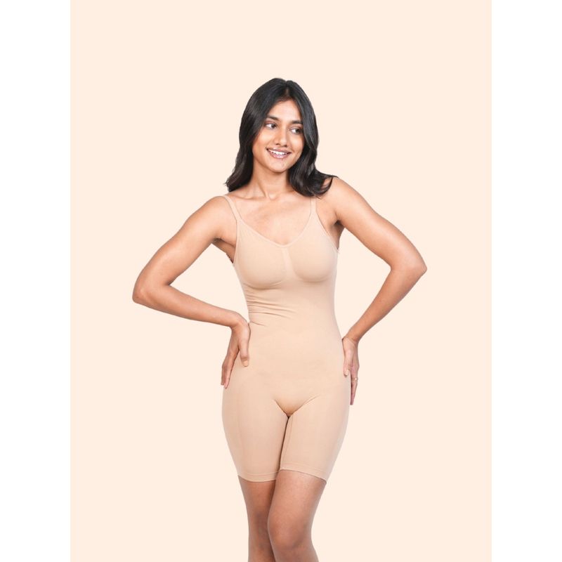 Underneat Women Backless Stretchable Butt Lifting Comfort Full Body Shaper (XS/S)