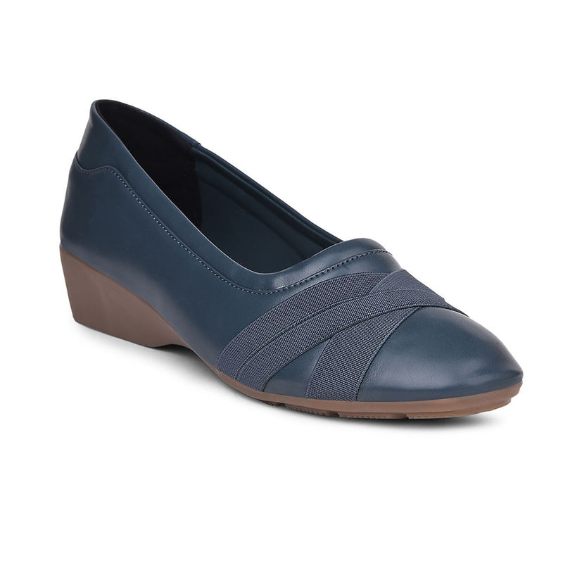 Bata Blue Womens Pumps Heel (UK 5)