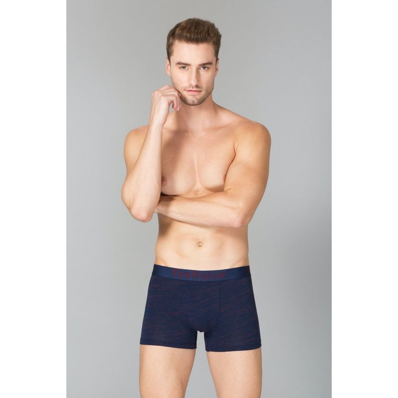 Van Heusen Men Superior Comfort & Soft Touch Trunks - Navy With Red (S)