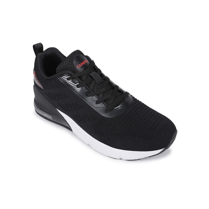 Campus Isaak Men Black Running Shoes