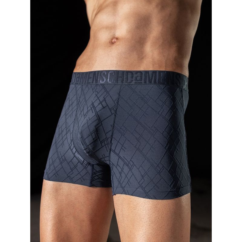 DaMENSCH Navy Blue Supremely Lightweight & Premium Jacquard Texture Trunk (L)