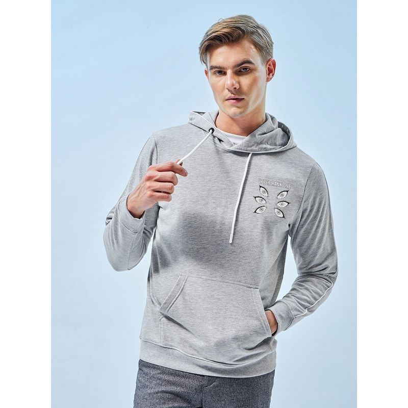 Bewakoof Men's Grey Kokushibo Graphic Printed Hoodies (S)