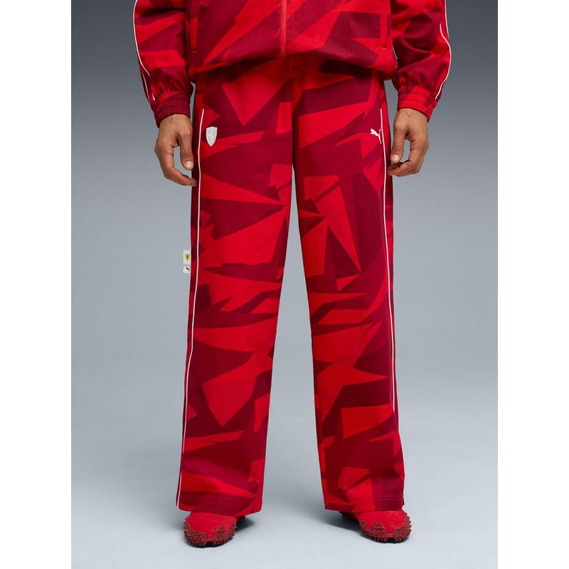 Puma Red Printed Trackpant (XS)