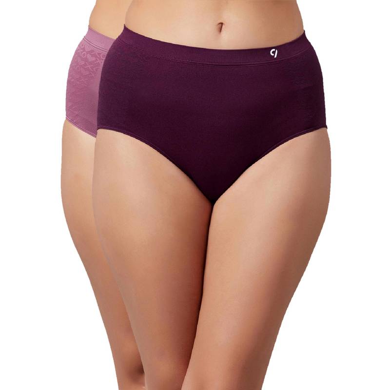 C9 Airwear Seamless High Rise Breathable Panty 4-Way Stretch Multi-Color (Pack of 2) (2XL)
