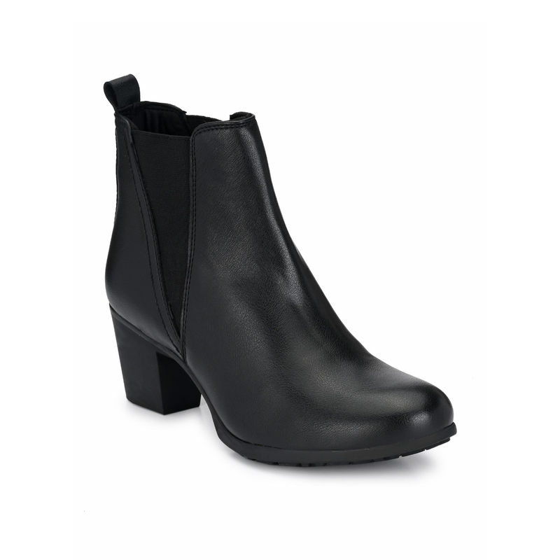 Delize Womens Black Ankle Length Formal Boots: Buy Delize Womens Black ...