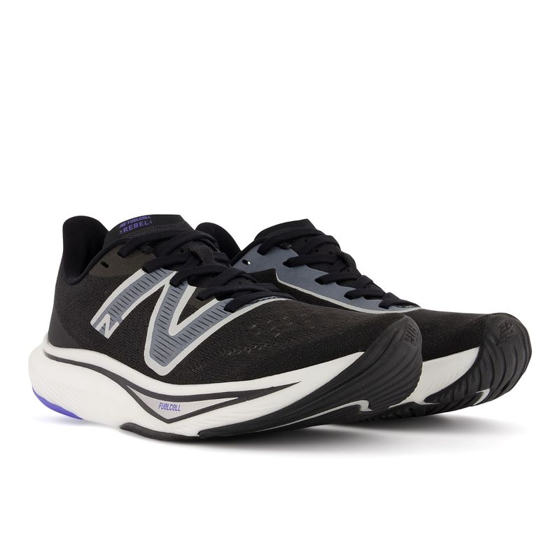 New Balance Women Rebel Black Running Shoes (UK 5.5)