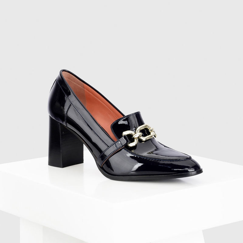 Oroh Isabella Navy Blue Pump Heels (EURO 36)