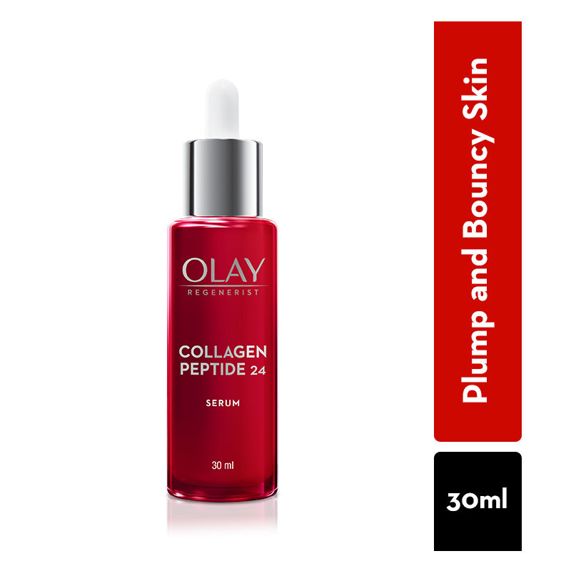 Olay Collagen Peptide Face Serum, Smooth & Plump Skin With Collagen & Niacinamide, Sulphate Free