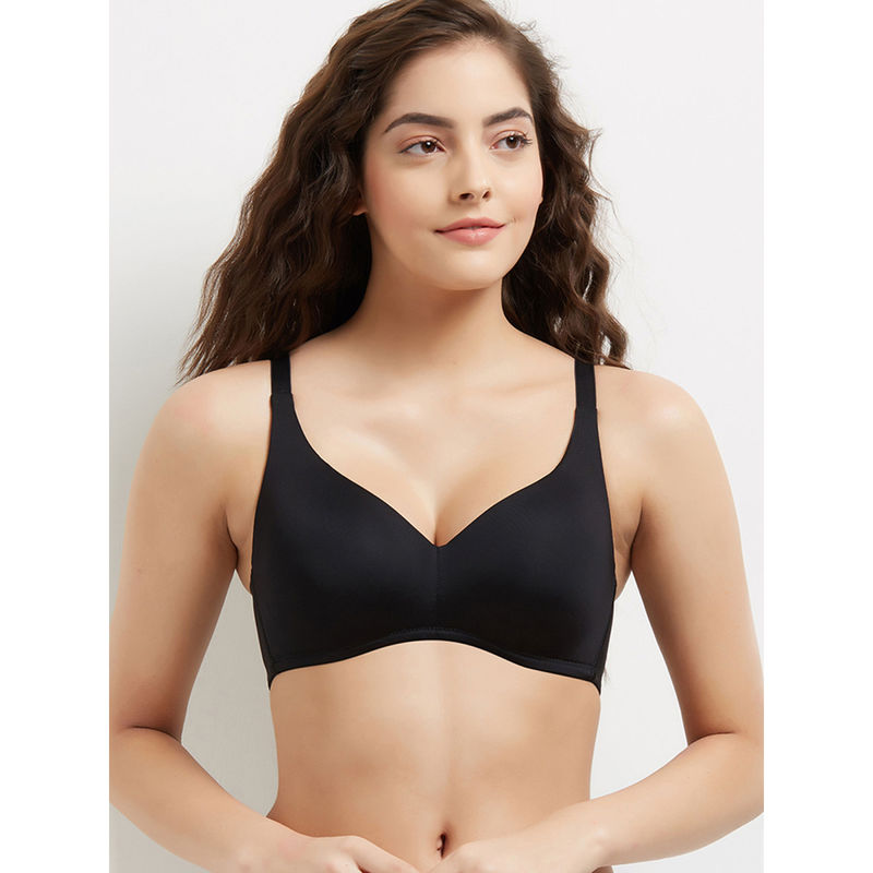 Wacoal Basic Mold Padded Non-Wired Full Coverage Everyday T-Shirt Bra - Black (36D)