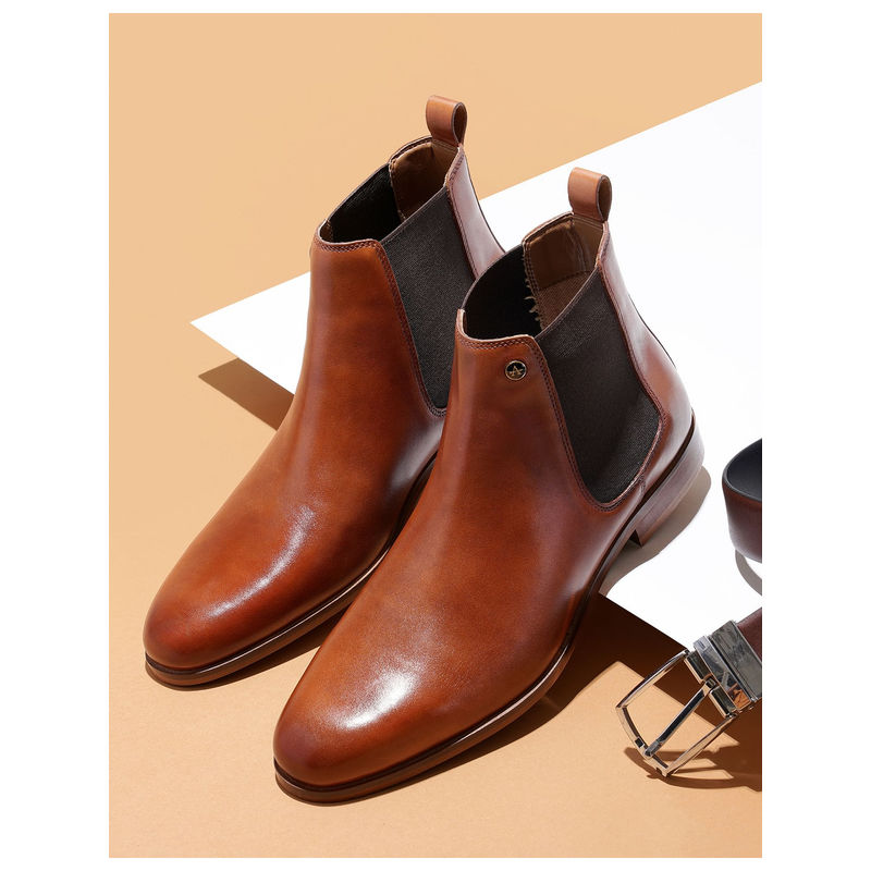 Arrow BOOST 2.0 Men Formal Chelsea Boots Tan (UK 11)