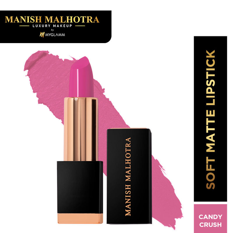 Manish Malhotra Beauty By MyGlamm Soft Matte Lipstick-Candy Crush
