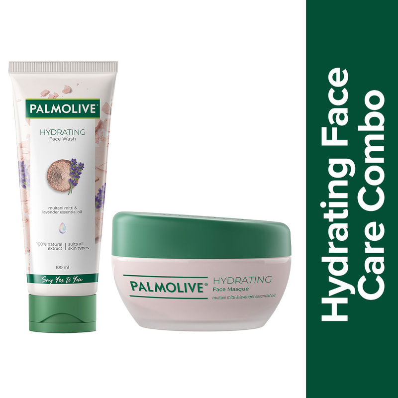 Palmolive Hydrating Face Care Combo Gel Face Wash and Face Masque