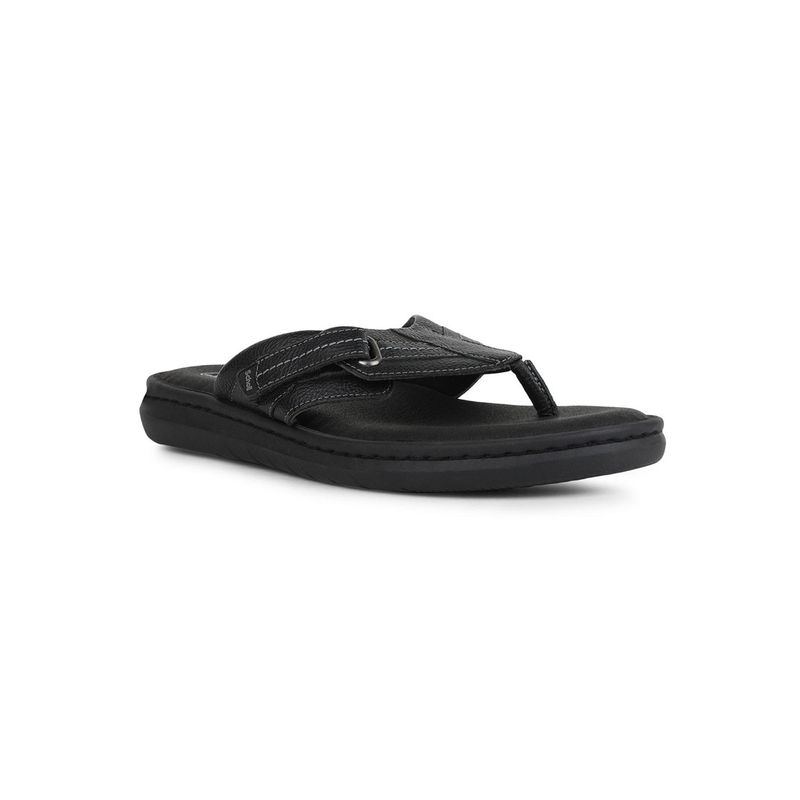 Scholl Men Black Sandals (UK 9)