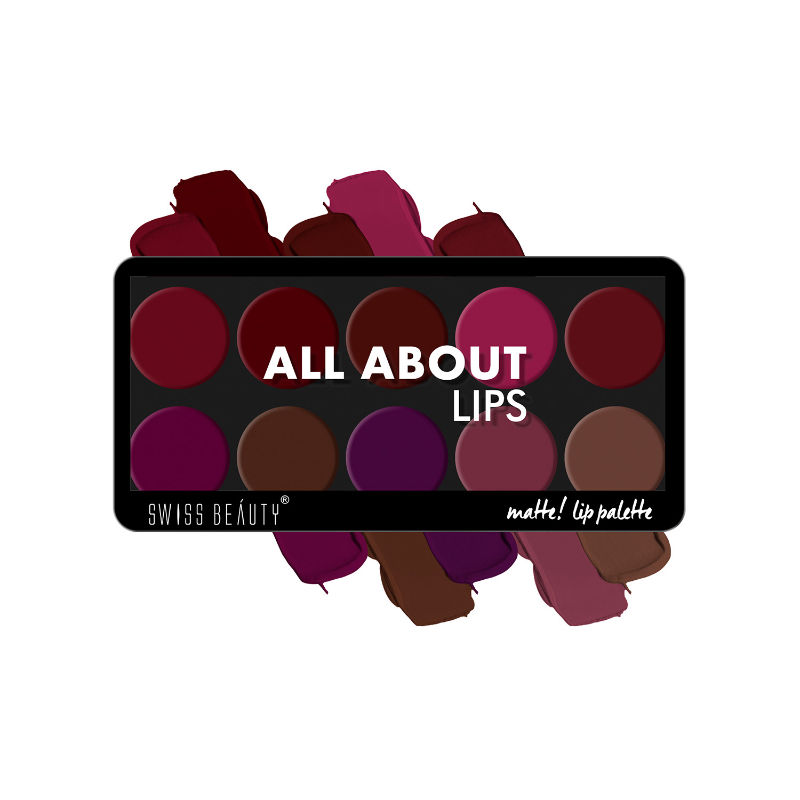 Swiss Beauty All About Lip Palette - Colors 03
