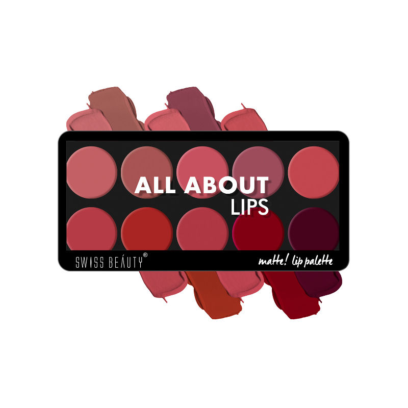 Swiss Beauty All About Lip Palette - Colors 01