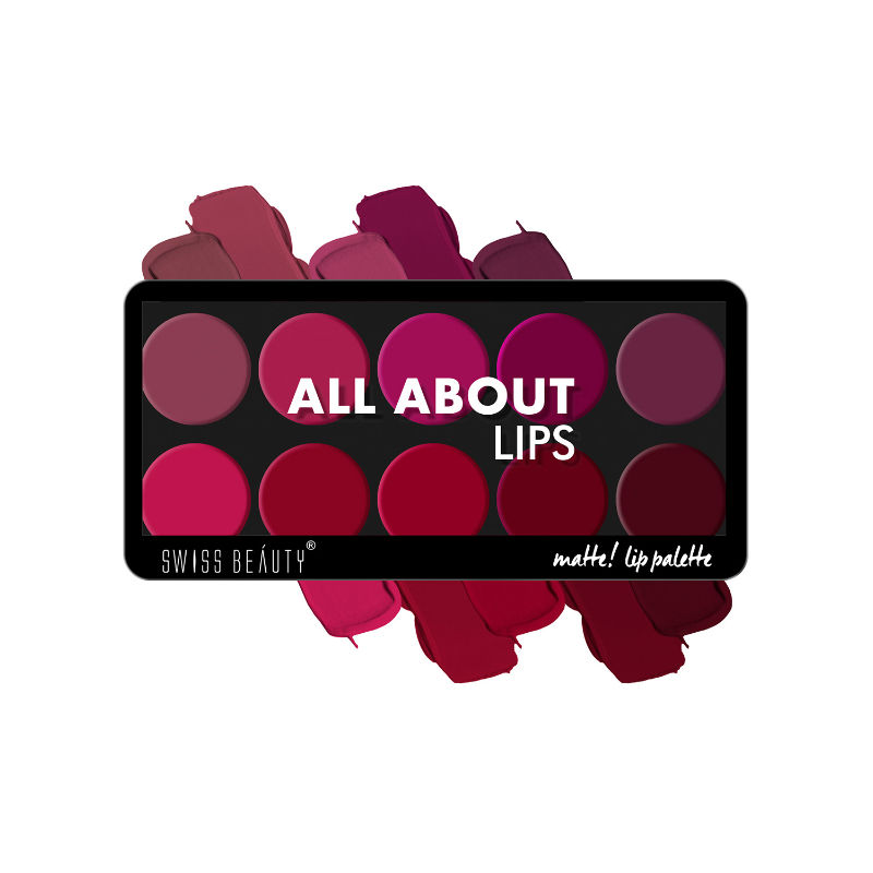 Swiss Beauty All About Lip Palette - Colors 02