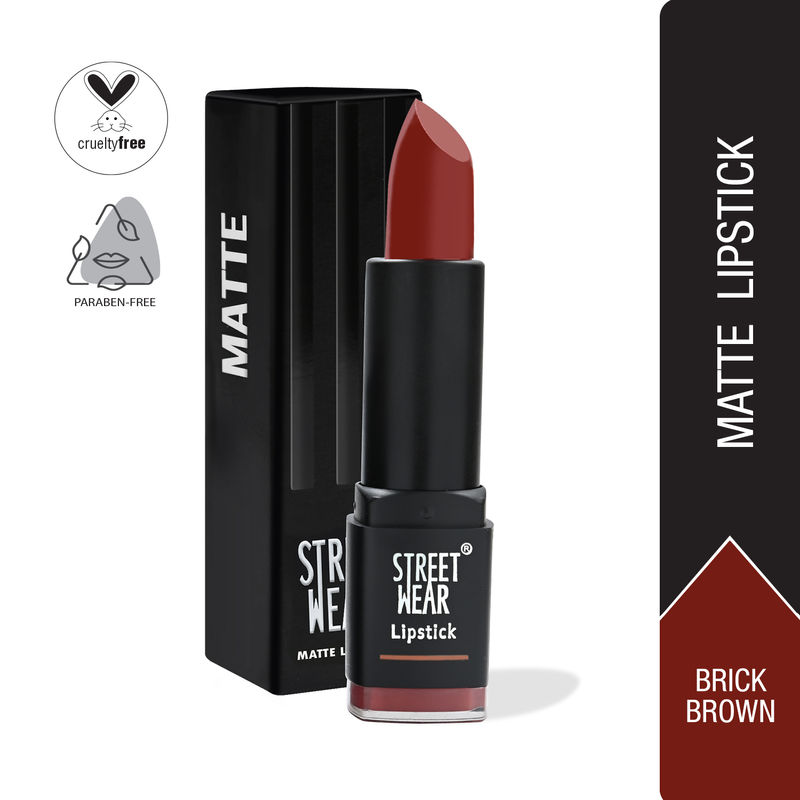 Street Wear Matte Lipstick - Brick Brown