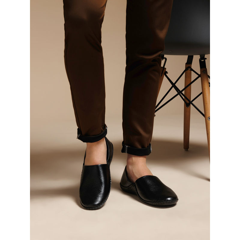 Zoom Shoes Mens Slip On Loafers And Moccasins - Black (UK 9)