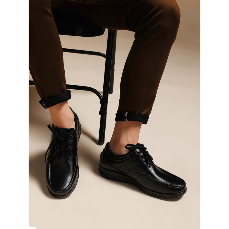 Zoom Shoes Mens Lace-Ups Derbies - Black (UK 9)