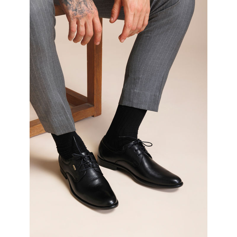 Zoom Shoes Mens Lace-Ups Derbies - Black (UK 9)