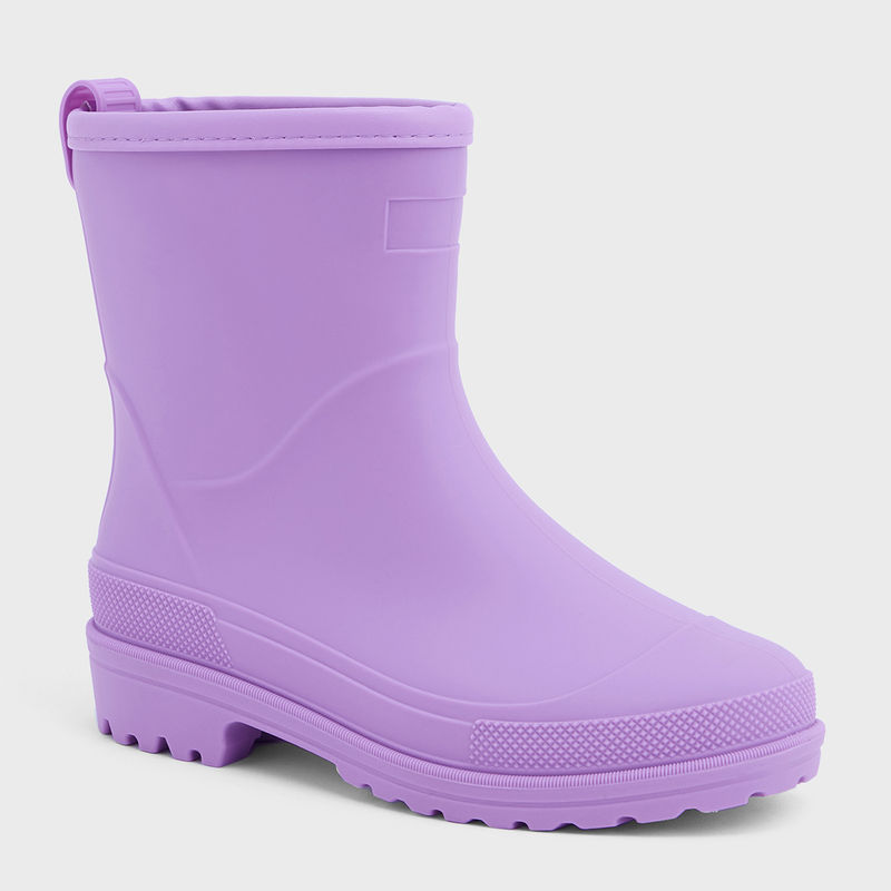 Twenty Dresses by Nykaa Fashion Purple Ankle Length Round Toe Rain Boots (EURO 41)