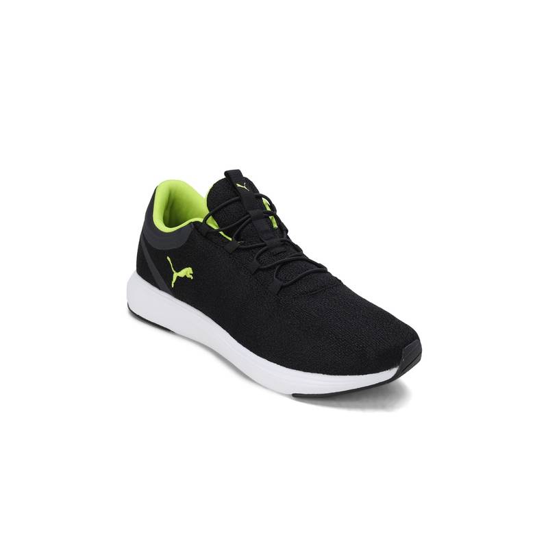 Puma Softride Cruise 2 Slip On Unisex Black Running Shoes (UK 3)