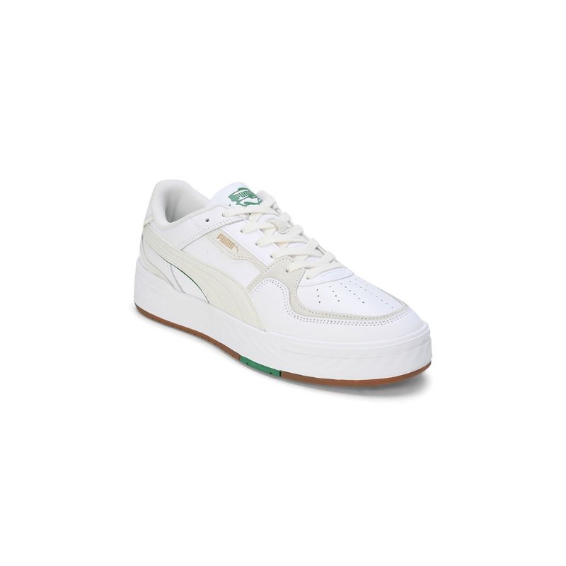Puma CA Pro Crush Earth Unisex White Sneakers (UK 7)