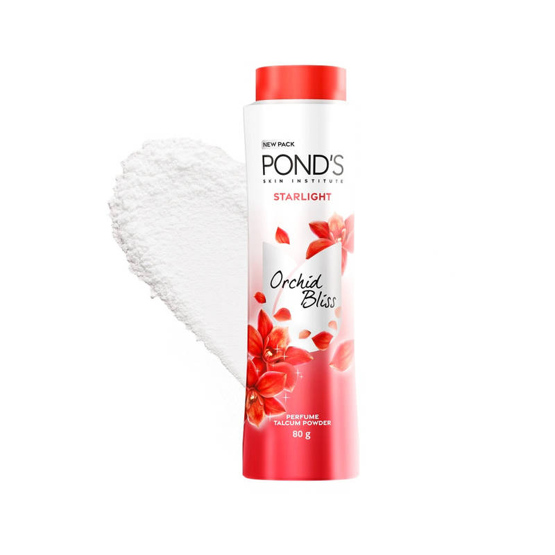 Ponds Starlight Perfumed Talc Powder Orchid & Jasmin Notes