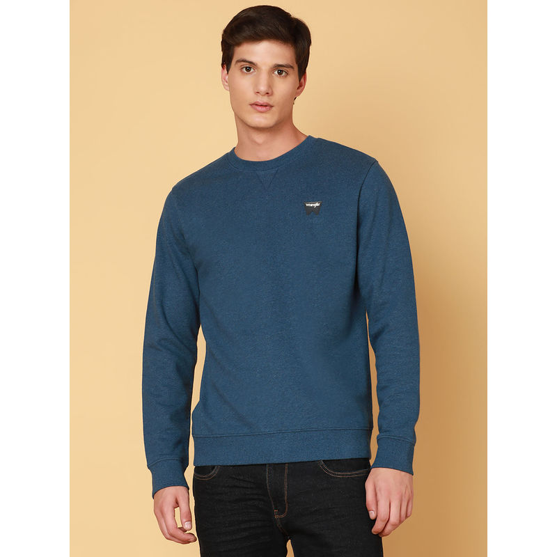 Wrangler Men's Blue Sweatshirt (L)