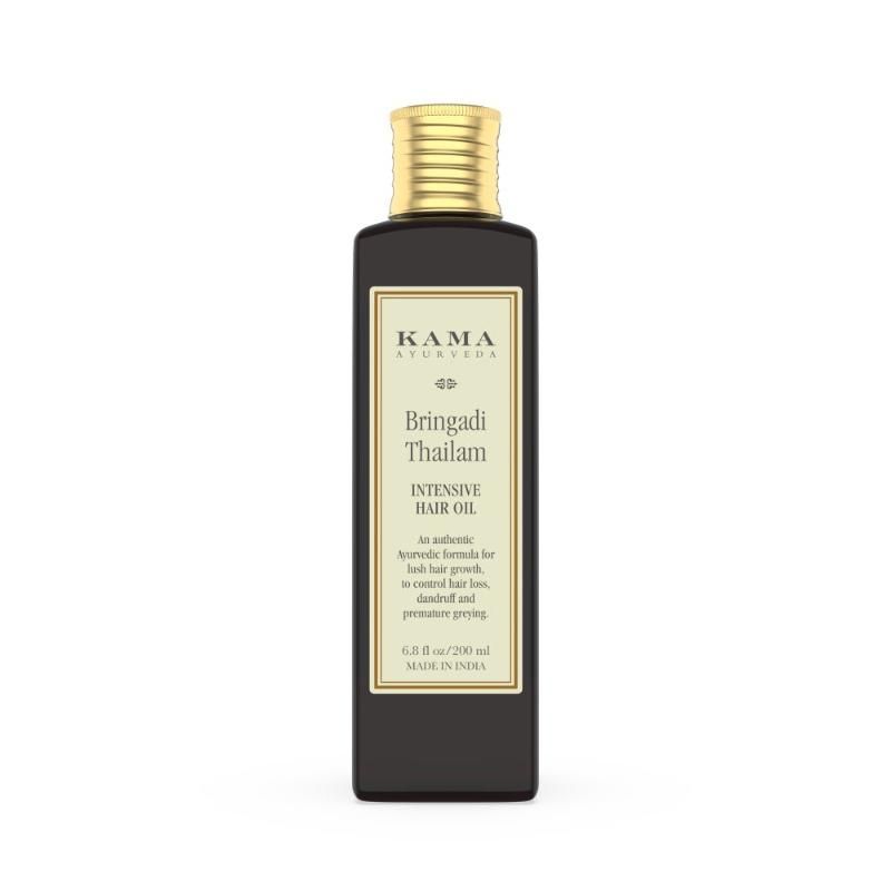 Kama Ayurveda Bringadi Thailam Intensive Hair Oil, Rich in Vitamin A & C - Prevents Dandruff