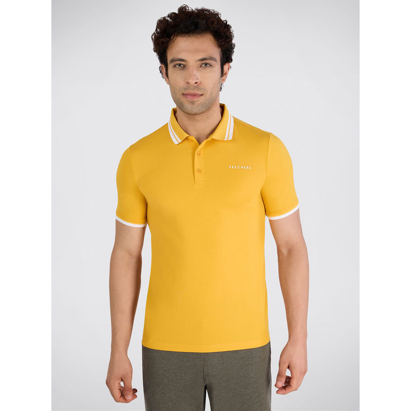 Skechers Men Ss Button Down Polo (M)
