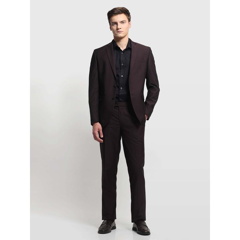 Arrow Purple Dobby Two Piece Suit (38)