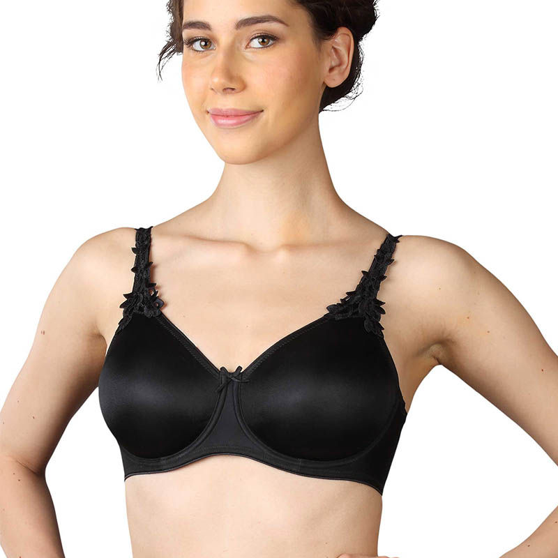 Triumph Minimizer 21 Wired Non Padded Comfortable High Support Big-Cup Bra - Black (38G)