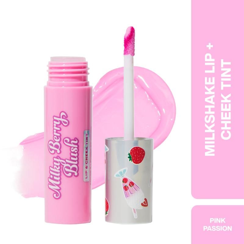 Makeup Revolution Milkshake Lip + Cheek Tint - T Pink Passion