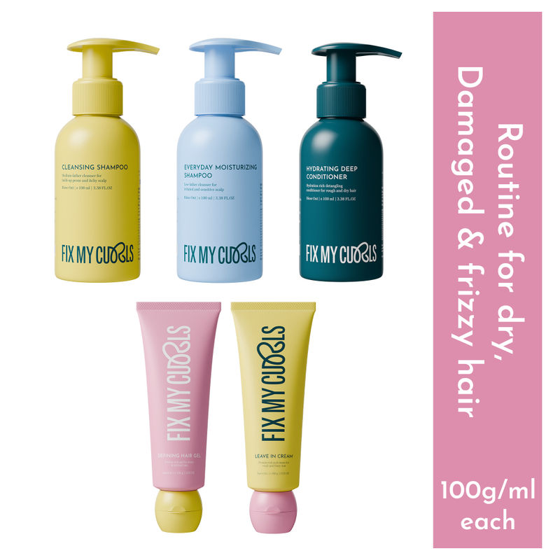 Fix My Curls 5 Steps Protein Combo