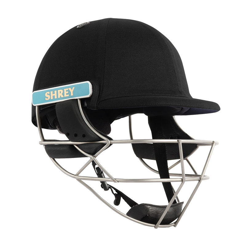 Shrey Masterclass Air Stainless Steel-Black Cricket Helmet (M)