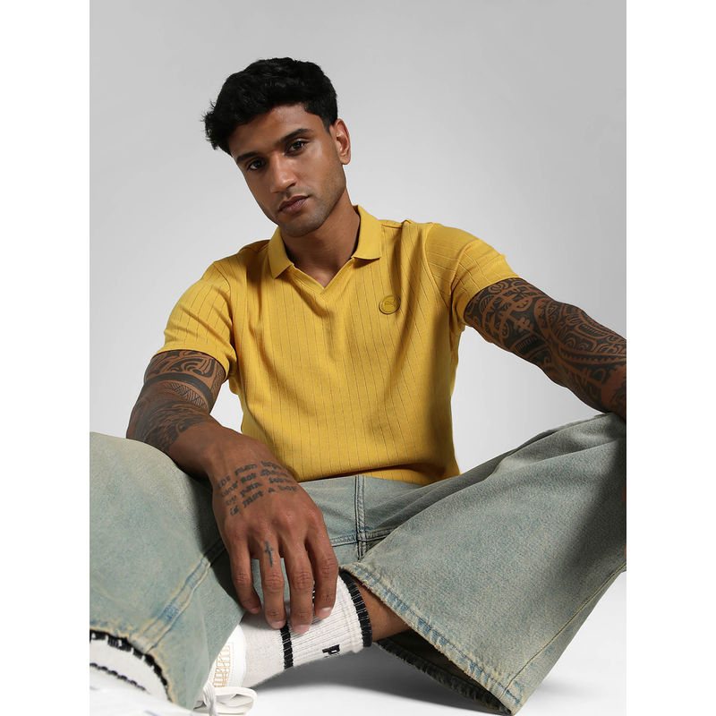 Puma Premium Essentials Ribbed Polo T-Shirt (S)