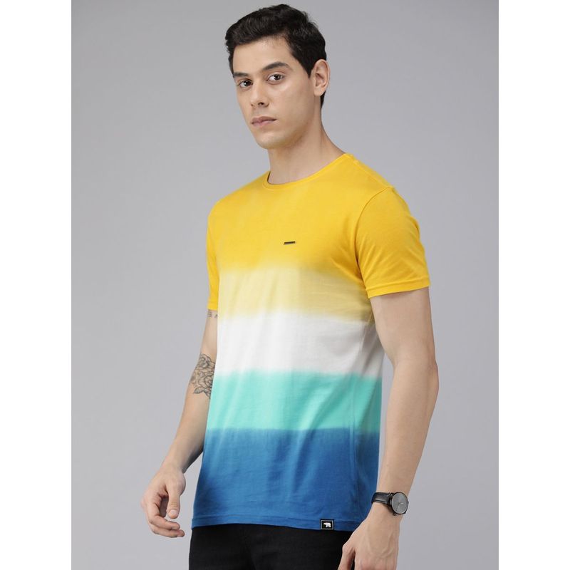 THE BEAR HOUSE Men Tie & Dye Crew Neck Tee (L)