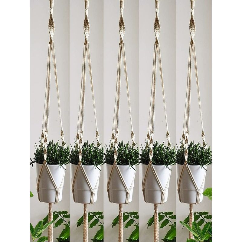 Minimalist Farmhouse Macrame Plant Holders photo