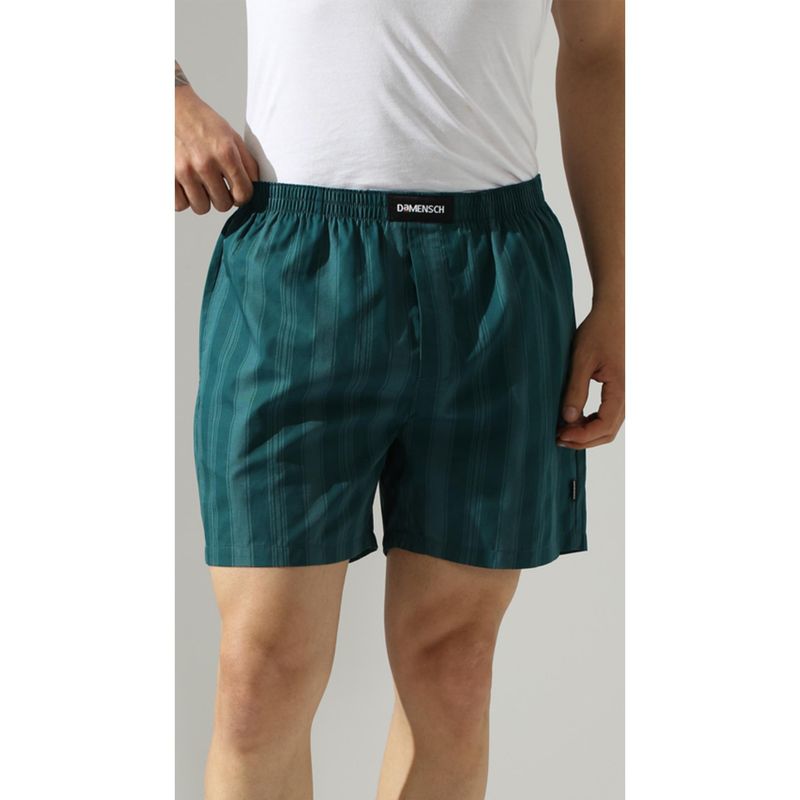 DaMENSCH Men Breeze Ultra-Light Printed Cotton Boxer Short (S)