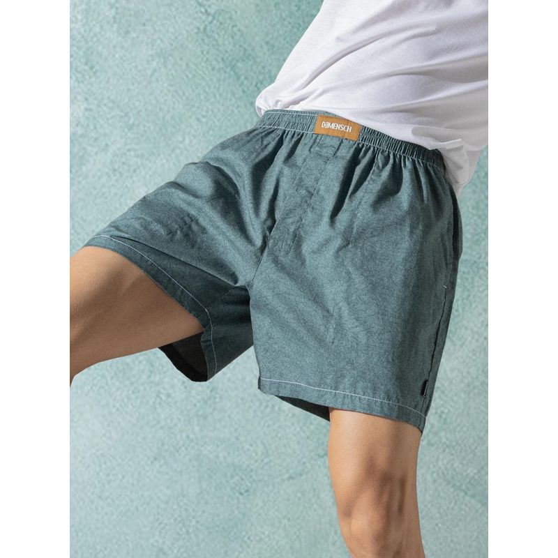 DaMENSCH Men Ultra Light Relaxed Fit Premium Cotton Jean-Z Boxers (M)