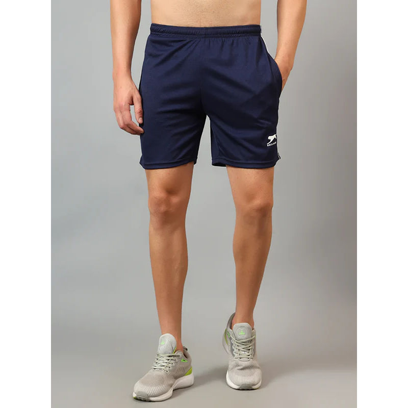 Shiv Naresh Thidi Net Navy White Motion Mist Shorts (44)